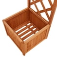 thumbnail image 4 of vidaXL Garden Pergola with Planter Solid Firwood, 4 of 4