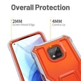 thumbnail image 2 of FITO For Moto G Power 2021 Case, Phone Case with Screen Protector and Kickstand (Orange), 2 of 6