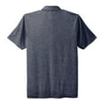 thumbnail image 6 of Yellow Rooster Mens Short Sleeve Shadow Stripe Polo Shirt River Blue Navy XS, 6 of 7