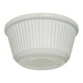 thumbnail image 2 of Carlisle S29302 White Fluted 3 Oz. Melamine Ramekin - 48 / CS, 2 of 3