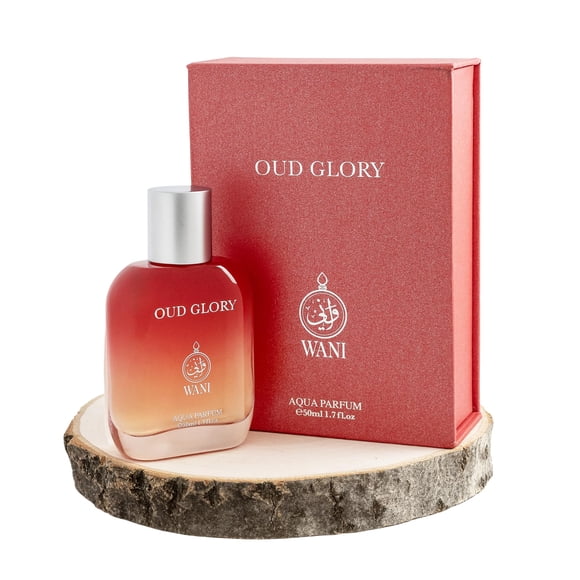 WANI Oud Glory 50 ml pour Femmes Eau de Parfum à Base d'Eau aux Phéromones, Sans Alcool, Longue Tenue, Parfum Arabe