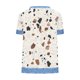 thumbnail image 5 of Tops de Manga Corta para las Mujeres Encaje Suelto Cuello Redondo Casual Color Sólido Blusa Camiseta Tops Sueltos, 5 of 5
