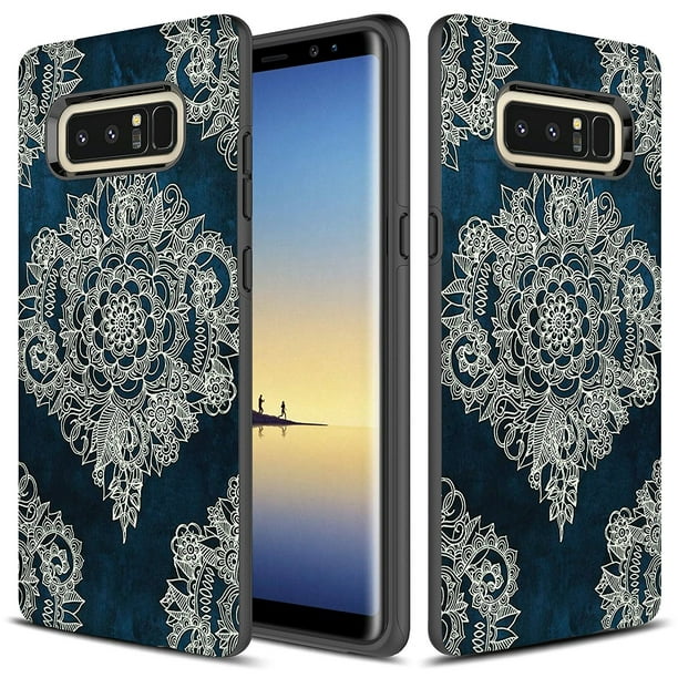 Galaxy Note 8 Case, TownShop Impact Dual Layer Shockproof Silicone Bumper Case For Samsung Galaxy Note 8 - Indigo Dreams&nbsp;