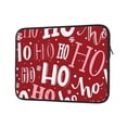 thumbnail image 2 of Bingfone Ho Pattern Funny Christmas Laptop Sleeve Case 13 Inch, 360° Protective Computer Carrying Bag, 2 of 9