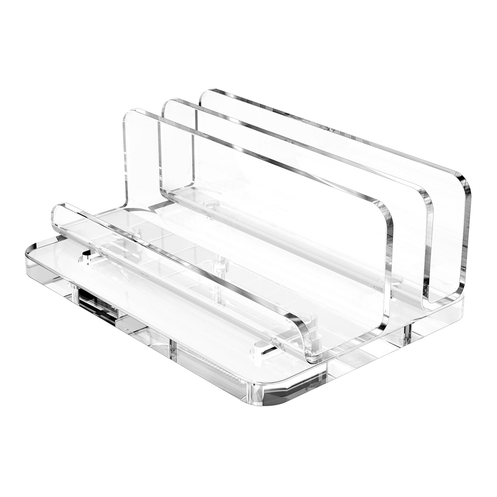 Vertical Laptop Stand Desktop Holder Dock Acrylic Space Saving Laptop Stand for Desk Notebook Accessories