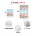 thumbnail image 7 of Pink Flowers Kitchen Dish Towels for Drying Dishes Set of 2, Spring Floral Daisy Pastoral Botanical Sky Blue Waffle Weave Microfiber Hand Tea Bathroom Towels Quick Dry & Absorbent Towel 15.7x23.6, 7 of 7