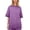 Purple, variant on Daznico Women's Oversized Crew Neck Tee, Half Sleeve Loose Casual Tunic Top,M