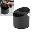 thumbnail image 4 of Small Coffee Knock Box, Carbon Steel Espresso Grounds Knock Box with Knock Bar and Non Slip Rubber Base Shock Absorbent Coffee Grounds Container for Espresso Maker Accessory, 4 of 7