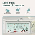 thumbnail image 3 of 7' x 16' Whimsical Merry Penguins Christmas Double Garage Door Banner - Playful Holiday Décor, 3 of 5