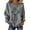 17-Grey, variant on Telankuip Women's St. Patrick's Day Long Sleeve Sweatshirts Irish Holiday Fortunate Grass and Cross Print Casual Tops Trendy Denim Patchwork Vintage Crewneck Pullover 17-Grey XL