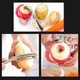 thumbnail image 5 of Pelador De Patatas Y Verduras Para La Cocina - Peladores Giratorios En Forma De Y De Acero Inoxidable De Primera Calidad Para Patatas, Zanahorias, Frutas. Afortunado Sencillez, 5 of 5