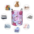 thumbnail image 5 of KLL Dragon Fruit Waterproof Foldable Laundry Hamper Bucket with Handles for Storage Bin,Kids Room,Home Organizer (Medium ), 5 of 7