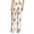 thumbnail image 3 of Uemuo Squirrel Giving A Gift Pattern Women's Wide Leg Palazzo Lounge Pants with Pockets Light Weight Loose Comfy Casual Pajama Pants-Medium, 3 of 9