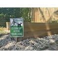 thumbnail image 4 of Signs Authority Clean Up After Your Dog Sign with Metal H-Stake - 18 x 9-Inch No Pooping Dog Signs for Yard - Weather-Resistant Pick Up After Your Dog Sign - Durable, Double-Sided Dog Signs for Lawn, 4 of 7