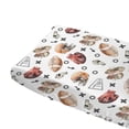 thumbnail image 5 of American Football Changing Pad Covers Sports Lover Gifts Diaper Changing Table Sheets for Boy Girl Cats Lover Gift Soft Stretchy Change Table Mats 32''x16'', 5 of 6