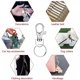thumbnail image 4 of 10 Pices Ensemble Porte-cls En Mtal Chien Chane 38mm Matriel Tui, Sac, Certificat, Crochet, Porte-cls, Breloque, 4 of 5