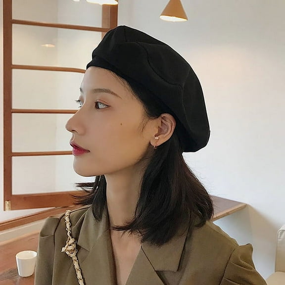 COCOpeaunt Solid Cotton Women Beret Autumn Winter Octagonal Cap Hats Stylish Artist Painter Newsboy Caps Outdoor Beret Hats Boinas Present