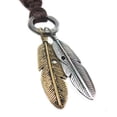 thumbnail image 2 of Colgante Vintage Unisex Cuerda Callana, Plata Y Hojas Doradas, de, 2 of 5