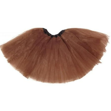 Charmeuse Satin Skirt - Little Girls Brown Satin Elastic Waist Ballet Tutu Skirt 2-8Y