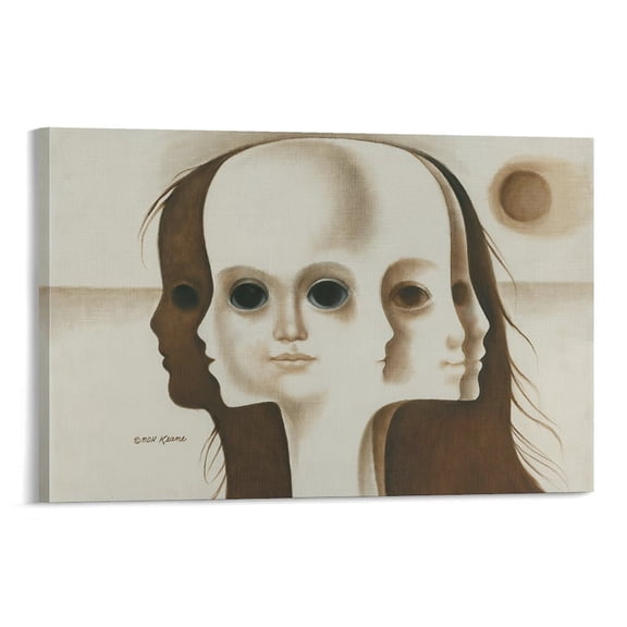 Big Eyes Margaret Keane Poster (3) Painting On Canvas Wall Art Poster Scroll Picture Print Living Room Walls Decor Home Posters 12x18inch(30x45cm)