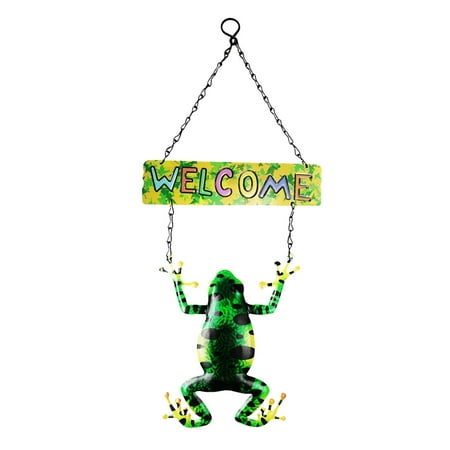 

Valentines Day Decorative Bowl Fillers Christmas And Garlands Unlit Wrought Wall Decoration Pendant Iron Gardening Hanging Household Card Welcome FROGS Shape Hangs Garland with Lights Plug in 20 Ft