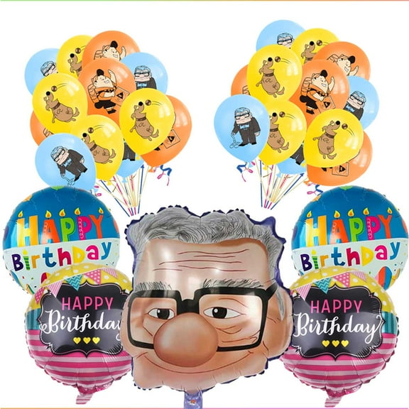 Up Balloons Birthday Party Supplies Decor Fans Set Decorations Kit