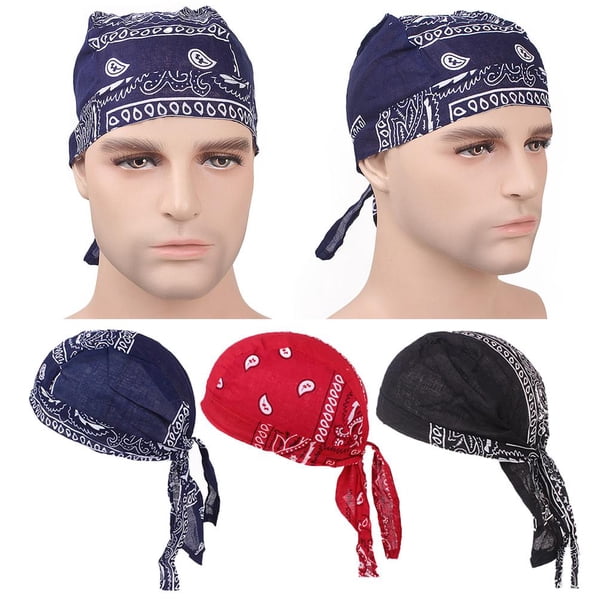 Sombrero de Turbante para Hombre BLESIY Gorro de Quimioterapia para cubierta de Bufanda de Cabeza de Pérdida Del Cabello Algodón Unisex Durag