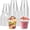 Clear, variant on 100 Pack 9 oz Clear Plastic Cups with Lids, Disposable Cups with Dome Lids No Hole, Ideal for Ice Cream, Cold Drinks, Fruit, Dessert, Yogurt Parfait