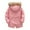 Pink, variant on Kids Girls Quilted Pu-ffer Lined Jacket Thick Winter Coat Hooded Winter Water-proof Par-ka Outerwear Toddler Girl Coat