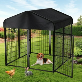 TRIXIE Deluxe Small Expandable Metal Dog Kennel with Cover,