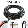 thumbnail image 1 of 1PCS Black Hydraulic Hose Guard/Cable Protection/Spiral Wound 5m D-8/10/12mm, 1 of 8