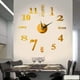 thumbnail image 1 of Reloj de Pared Ganfancp Diseño Espejo Pegatina Decorativa Grandes Relojes de Pared para Sala de Estar, 1 of 7