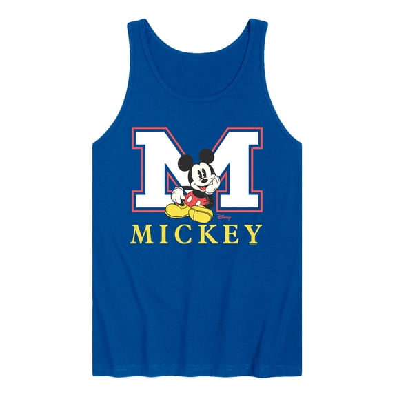 Disney - Mickey Block Letter - Men's Sleeveless Graphic Tank