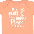 thumbnail image 4 of Inktastic Spring Break the Beach is My Happy Place Boys or Girls Baby Bodysuit, 4 of 5