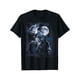 thumbnail image 1 of Camiseta de lobo aullando a la luna para hombres amantes de los lobos y la vida silvestre, 1 of 6