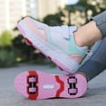 thumbnail image 4 of Zapatos con ruedas de cuatro ruedas para niños y niñas, zapatos con ruedas para niños y niñas, zapatos de patinaje para estudiantes, zapatos de deformación, 4 of 5