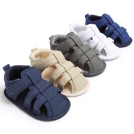 

Infant Toddler Kids Baby Boy Girl Soft Sole Crib Shoes Sandals Sneaker Prewalker