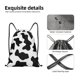 thumbnail image 4 of Fotbe Milk Cow Bolsa Mochila con Cordón Estampada, Bolsa de Gimnasio Deportiva, Bolsa Cinch, Bolsa con Cordón para Hombres y Mujeres-Medium, 4 of 6