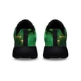 thumbnail image 4 of StPatrick's Day Horseshoe Shamrock Shoes Sneakers Black Size 4, 4 of 7