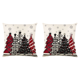 thumbnail image 1 of Fundas Almohada Navideñas Funda Decorativa Lino Cojín para Sofá (A), 1 of 3