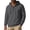 Dark Gray, variant on Men's Long Sleeve Half Zip Hooded Sweatshirt Raglan Casual Pullover Top Relaxed Fit Soft Streetwear Drawstring for Fall Winter Spring Daily Fashion Wear Style Guys Pink M
