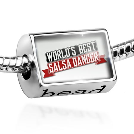 Bead Worlds Best Salsa Dancer Charm Fits All European (Best Contemporary Dancer In The World)