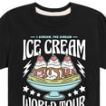 thumbnail image 3 of Instant Message - I Scream, You Scream - Ice Cream World Tour - Toddler & Youth Short Sleeve Graphic T-Shirt, 3 of 6