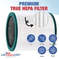 thumbnail image 4 of LifeSupplyUSA True HEPA Filter Replacement Compatible with Dyson Pure Cool Link TP01 AM11 BP01 TP02 TP03 Tower, Part 968126-03 Air Purifier, 4 of 5
