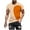 Orange, variant on fatyb Mens Heart Printed T-Shirts Round Neck Short Sleeve Graphic Tee Tops Fashion Summer Tshirts
