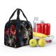 thumbnail image 5 of Disketp Colorful Floral Black Dog Bolsa Térmica para Almuerzo para Hombre y Mujer, Ideal para Trabajo, Senderismo y Picnic, 5 of 8