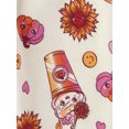 thumbnail image 3 of The Children's Place Baby Toddler Girls Long Sleeve Pumpkin Spice Pajamas, Sizes 12M-5T, 3 of 3