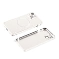 thumbnail image 1 of Funda magnética para teléfono IOS 14, protección de 360 grados, resistente a los arañazos, funda profesional para teléfono, color plateado, 1 of 15