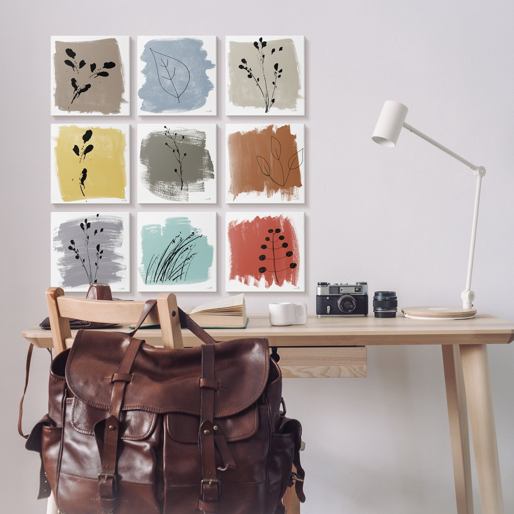 Stupell Industries Abstract Plants Expressive Modern Botanicals Paint Stroke Pattern, 12 x 12, Design by Sophie 6