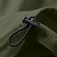 thumbnail image 4 of Axiiglly Cargo Shorts for Men Drawstring Elastic Waist Zipper Pockets Below Knee Twill Chino Hiking Shorts, S-2XL, 4 of 6